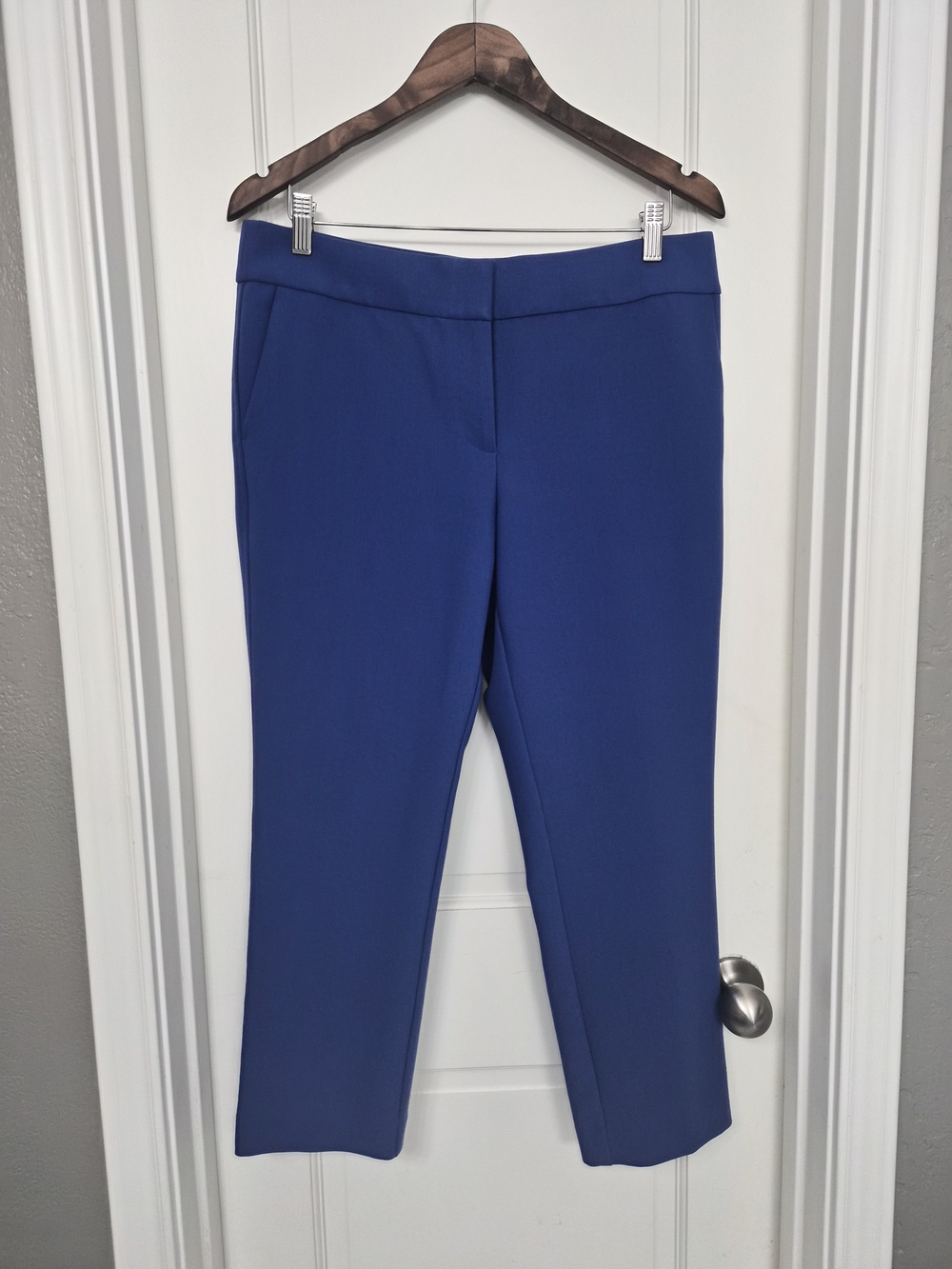 Women's Royal Blue Cropped Pants